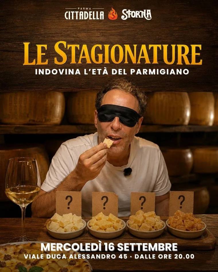 Locandina de Le Stagionature di mercoledì 16 settembre in viale Duca Alessandro 45